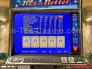 10's Or Better at Cameo Casino