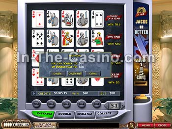 4-line Jacks Or Better at Cameo Casino