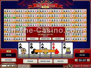 50-line Jacks Or Better at Cameo Casino