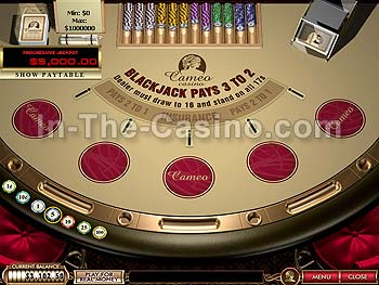 Blackjack Progressive at Cameo Casino