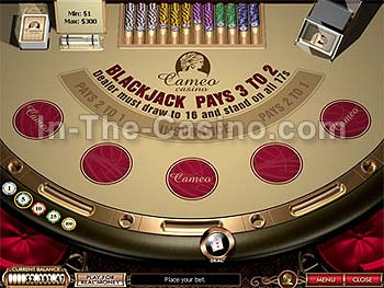 Blackjack Surrender at Cameo Casino