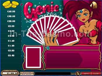 Genie's HiLo Jackpot at Cameo Casino