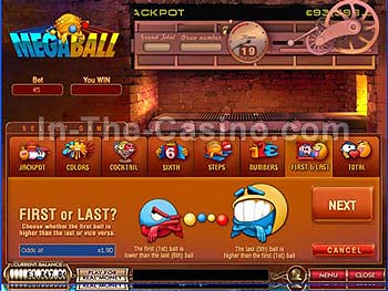Megaball at Cameo Casino