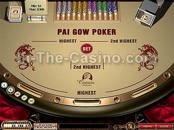 Pai Gow Poker at Cameo Casino