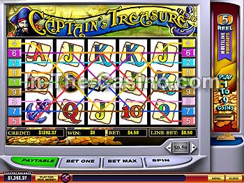 Captain's Treasure at Del Rio Casino