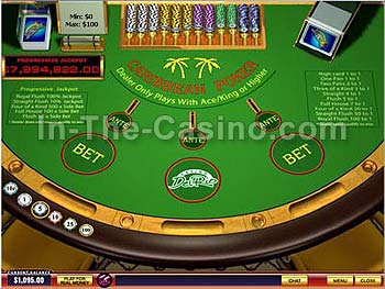Caribbean Poker at Del Rio Casino