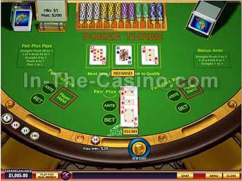 Poker Three at Del Rio Casino
