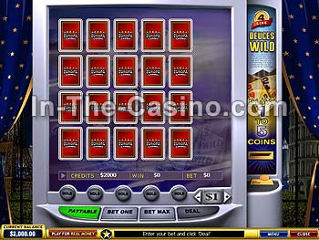 4-line Deuces Wild at Europa Casino