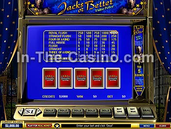 Jacks Or Better at Europa Casino
