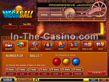 Megaball at Europa Casino
