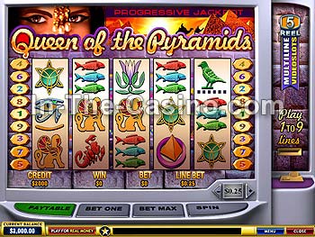 Queen Of Pyramids at Europa Casino
