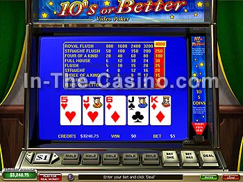 10's Or Better at Tropez Casino