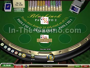Blackjack at Tropez Casino