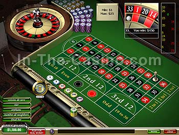 European Roulette at Tropez Casino