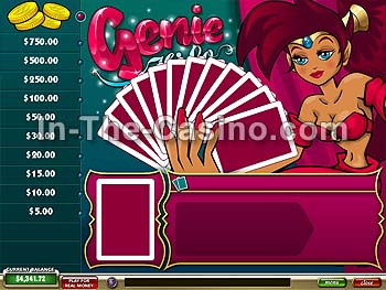 Genie's HiLo Jackpot at Tropez Casino