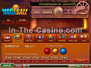 Megaball at Tropez Casino