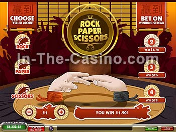 Rock-Paper-Scissors at Tropez Casino