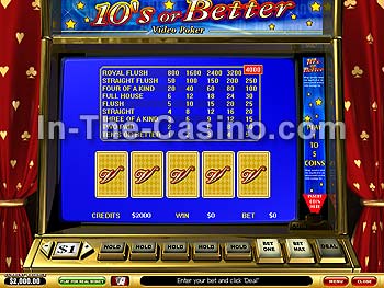 10's Or Better at Vegas Red Casino