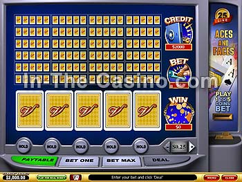 25-line Aces And Faces at Vegas Red Casino