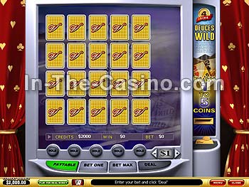 4-line Deuces Wild at Vegas Red Casino