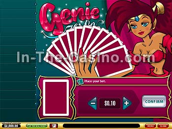 Genie's HiLo at Vegas Red Casino