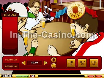 Heads Or Tails at Vegas Red Casino