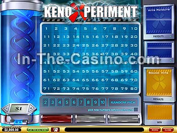 Keno Xperiment at Vegas Red Casino
