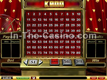 Keno at Vegas Red Casino