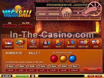 Megaball at Vegas Red Casino