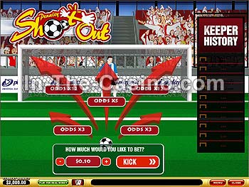 Penalty Shootout at Vegas Red Casino