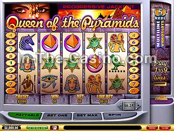 Queen Of Pyramids at Vegas Red Casino