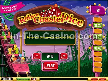 Rollercoaster Dice at Vegas Red Casino
